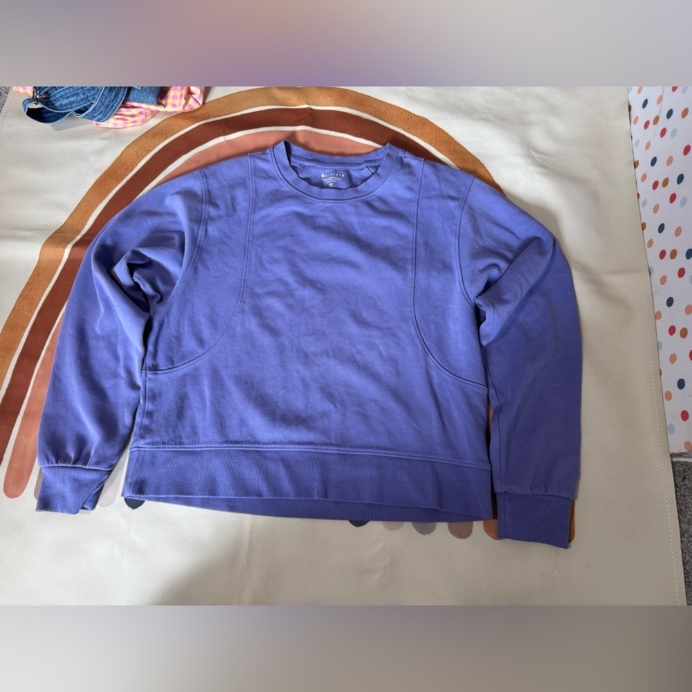 Athleta Women’s Crewneck Sweatshirt Purple Sz xx small